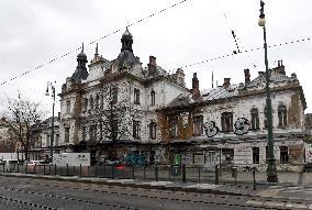 abandoned Praha-Vysehrad Railway Station