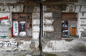 abandoned Praha-Vysehrad Railway Station