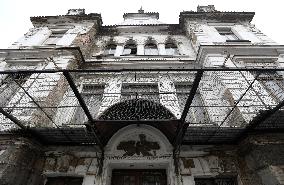 abandoned Praha-Vysehrad Railway Station