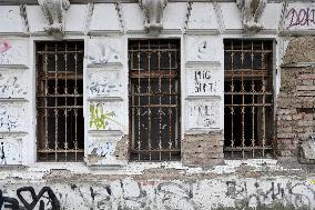 abandoned Praha-Vysehrad Railway Station