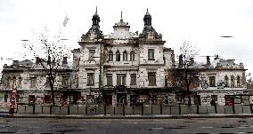 abandoned Praha-Vysehrad Railway Station