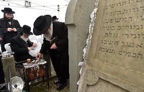 Rabbi Shabbatai ben Meir HaKohen, known as the  Shakh, Holesov, grave