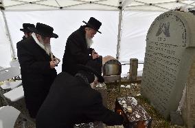 Rabbi Shabbatai ben Meir HaKohen, known as the  Shakh, Holesov, grave