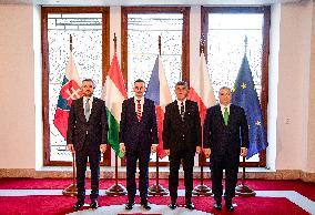 Peter Pellegrini, Mateusz Morawiecki, Andrej Babis, Viktor Orban