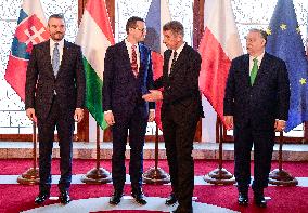 Peter Pellegrini, Mateusz Morawiecki, Andrej Babis, Viktor Orban