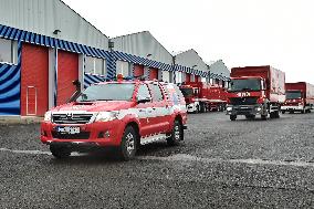 convoy with humanitarian aid to Greece, humanitarian help from Czech Republic