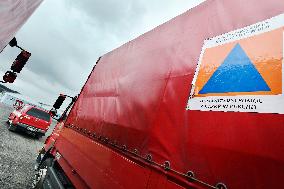 convoy with humanitarian aid to Greece, humanitarian help from Czech Republic