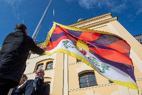 Tibetan flag, Tibetan Uprising Day