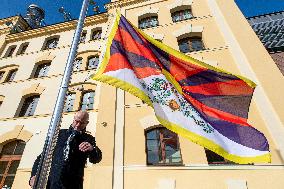 Tibetan flag, Tibetan Uprising Day