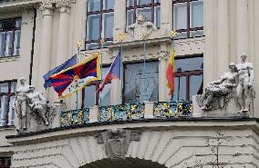 Tibetan flag, Tibetan Uprising Day