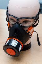 Half mask Respira Compact, Filter Respira Perfection P3, Company Nanologix