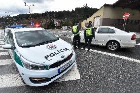 Border control Mosty u Jablunkova-Svrcinovec, Slovaklia, Czech Republic