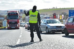 Border control Folmava, Germany, Czech Republic