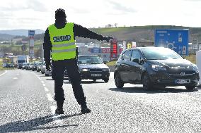 Border control Folmava, Germany, Czech Republic