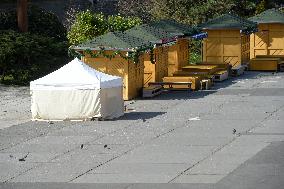 Karlovy Vary, Karlsbad, spa town, empty, Festival hall