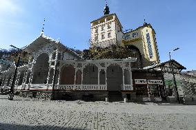 Karlovy Vary, Karlsbad, spa town, empty