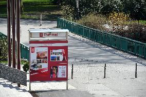 Karlovy Vary, Karlsbad, spa town, empty