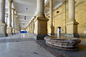 Karlovy Vary, Karlsbad, spa town, empty