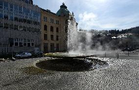 Karlovy Vary, Karlsbad, spa town, empty