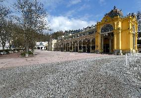 Spa facilities in the Czech Republic, Marianske Spa, without usual crowds of tourists