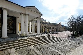 Spa facilities in the Czech Republic, Marianske Spa, without usual crowds of tourists