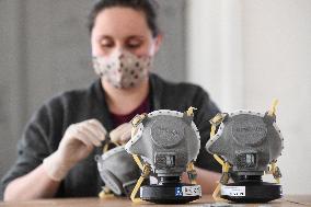 3Dees Industries, FFP3 respirators produced by Multijet 3D printing technology, respirator