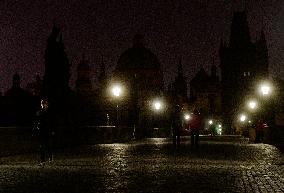 Earth Hour in Prague, Charles Bridge