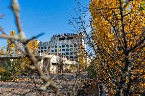 Chernobyl zone, restricted territory, Pripyat, Polissya Hotel