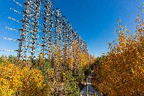 Chernobyl zone, restricted territory, radar system DUGA