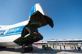 An-124 Ruslan, Pardubice airport, medical supplies from China