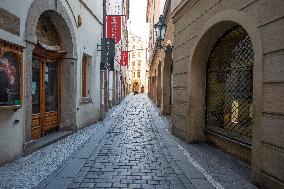 Prague, Coronavirus, Melantrichova street