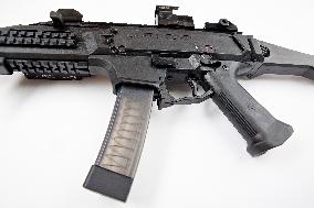 CZ SCORPION EVO 3 A, submachine gun, cal. 9x19 Ceska zbrojovka, CZUB, weapons, firearms, factory, manufacturer, rifles, military