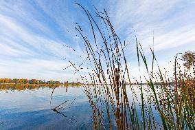 Chernobyl zone, restricted territory, Dnieper River