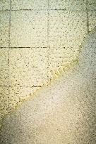 construction site, family house, bathroom, reconstruction, renovation, self-leveling compound, floor, flooring