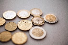 euro, EUR, coin, coins, money, cash, currency