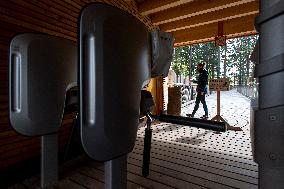 Giant Mountains (Krkonose) Tree Top Walk, disinfection