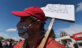 People, working, abroad, protest, cross border, Czech, Germany, covid-19