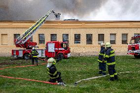 Fire Hauk company, Police nad Metuji, firefighters