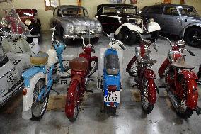 Exhibition of motorcycles JAWA in Oldtimer museum in Koprivnice