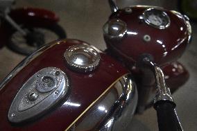 Exhibition of motorcycles JAWA in Oldtimer museum in Koprivnice