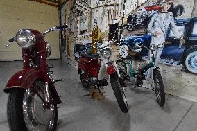 Exhibition of motorcycles JAWA in Oldtimer museum in Koprivnice