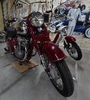 Exhibition of motorcycles JAWA 500, 50, in Oldtimer museum in Koprivnice