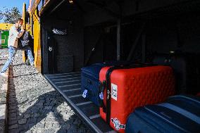 first RegioJet bus from Prague to Germany after coronavirus