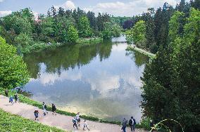 Pruhonice Park, Podzamecky pond