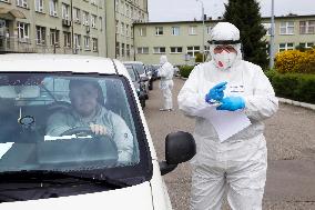 Coal mine Murcki-Staszic, Katowice, test, testing, epidemic coronavirus, employe, infection, protection, miner