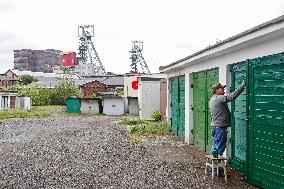 Coal mine Bobrek, Bytom, test, testing, epidemic coronavirus, employe, infection, protection, miner