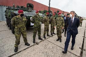Andrej Babis, 42nd mechanised battalion in Tabor, Czech Army