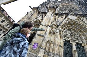 St. Vitus Cathedral at Prague Castle in Prague