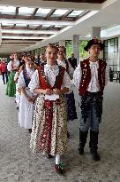 Vincentka hall in Luhacovice Spa, launching of spa season and opening and sanctifying springs