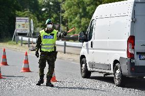 Border control Breclav - Kuty, Slovakia, Czech Republic